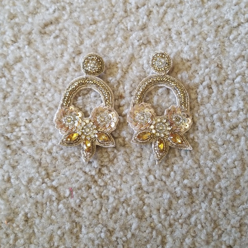 Floral earrings